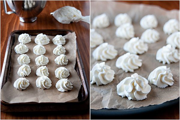 frozen whipped cream for hot chocolate.