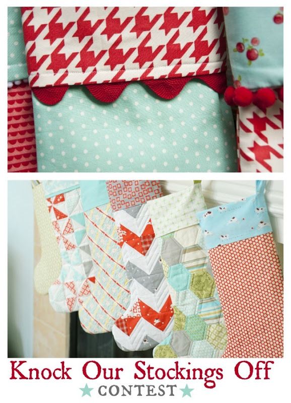 knock our stockings off contest and patterns…beautiful stockings!