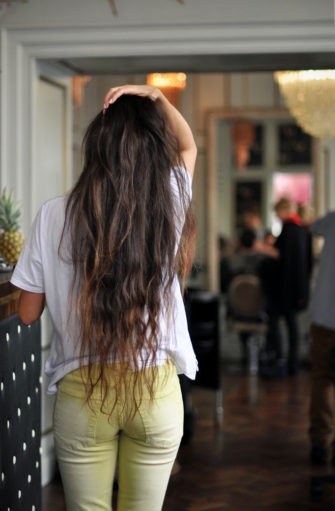 long brown hair