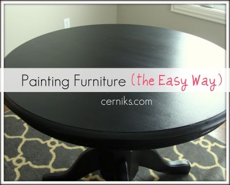 paint furniture easily!