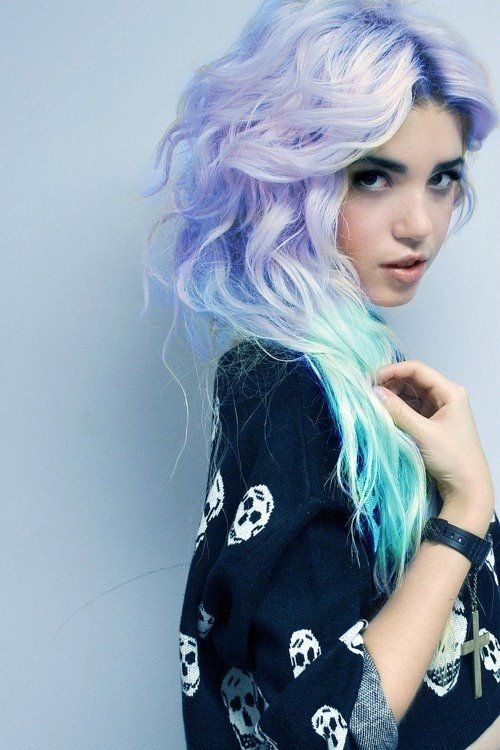 pastel hair hair
