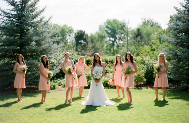 peach dresses!