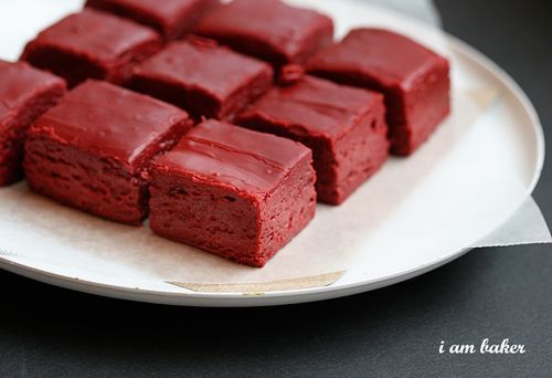 red velvet fudge