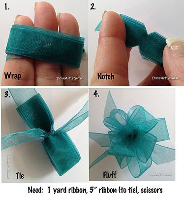 tut on making these cute bows