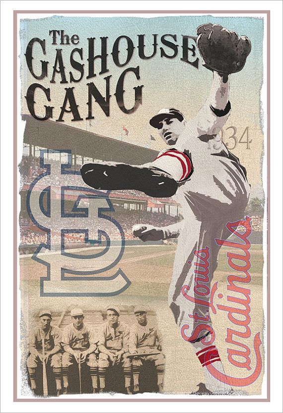 #vintage #baseball #poster #StLouis #Cardinals