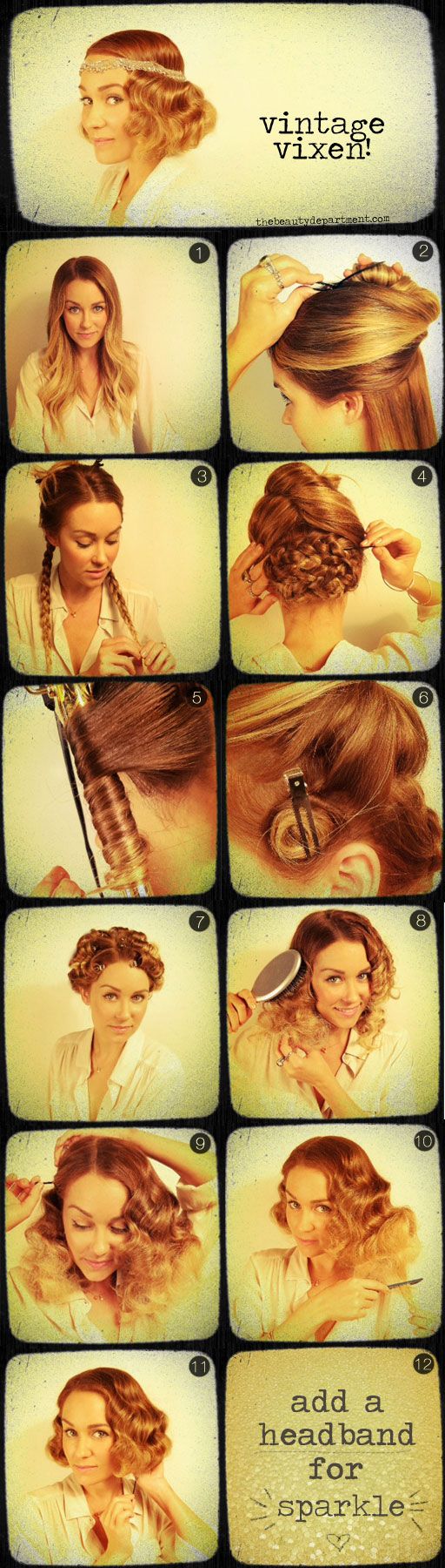 vintage hair tutorial