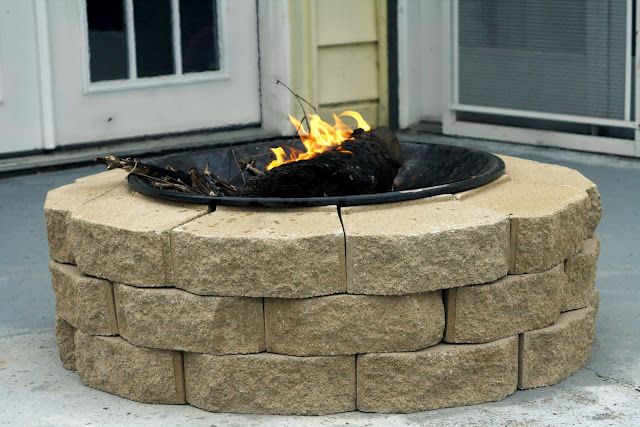 30 dollar, easy DIY fire pit! @kel