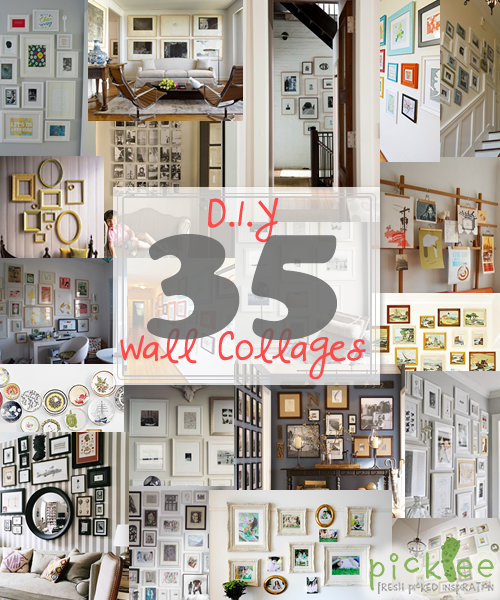 35 DIY Wall Collages