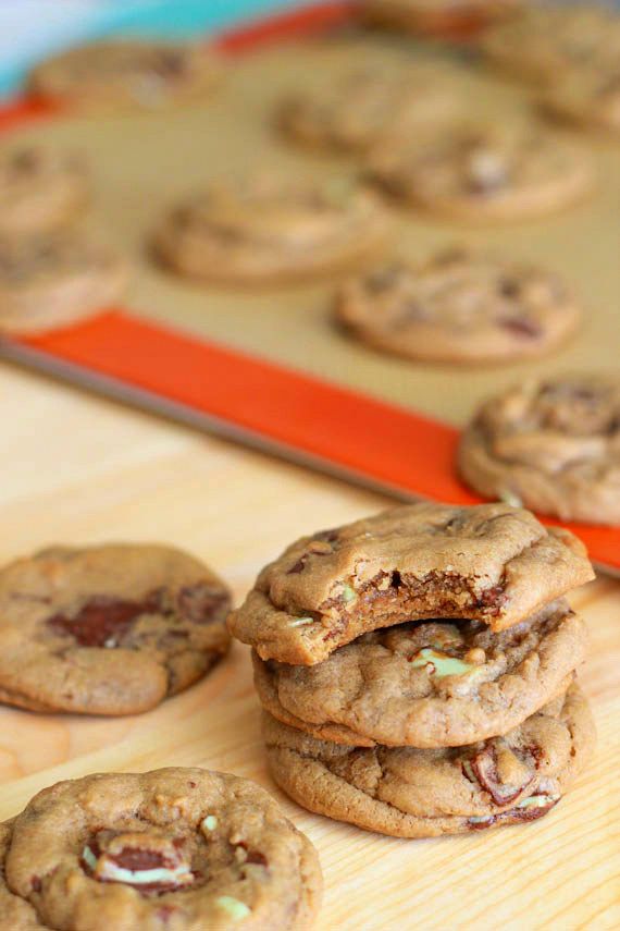 Andes Mint Chocolate Chunk Cookies