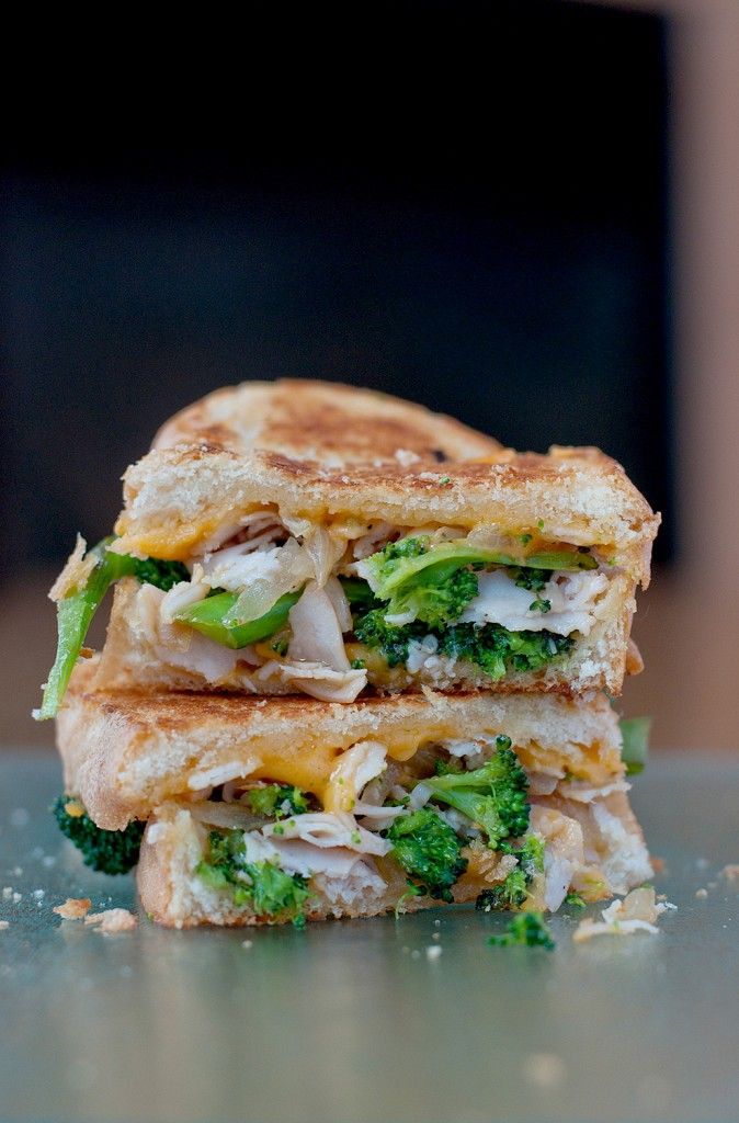Broccoli & cheddar soup grilled cheese