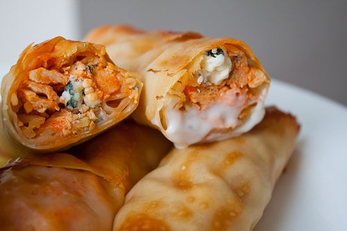 Buffalo Chicken Rolls 103 calories. 3 Weight Watchers PP! :)