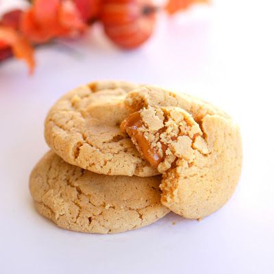 Caramel Apple Cider Cookiesby thegrilwhoateeverything #Cookies #Apple_Cider #Car