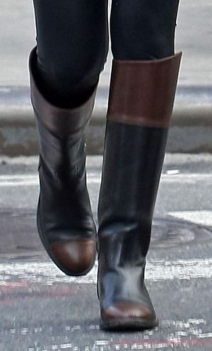 Chanel riding boots