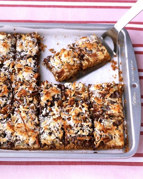 Chocolate Coconut Bars . . . takes five minutes to throw together and tastes lik
