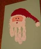 Christmas Handprint cards.