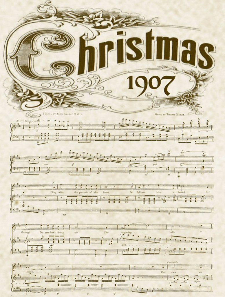 Christmas music printable