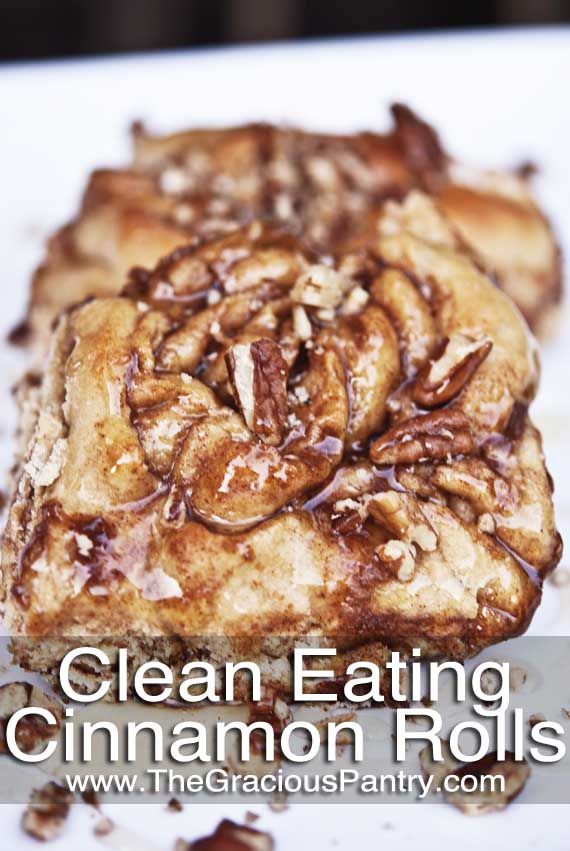 Clean Eating Cinnamon Rolls