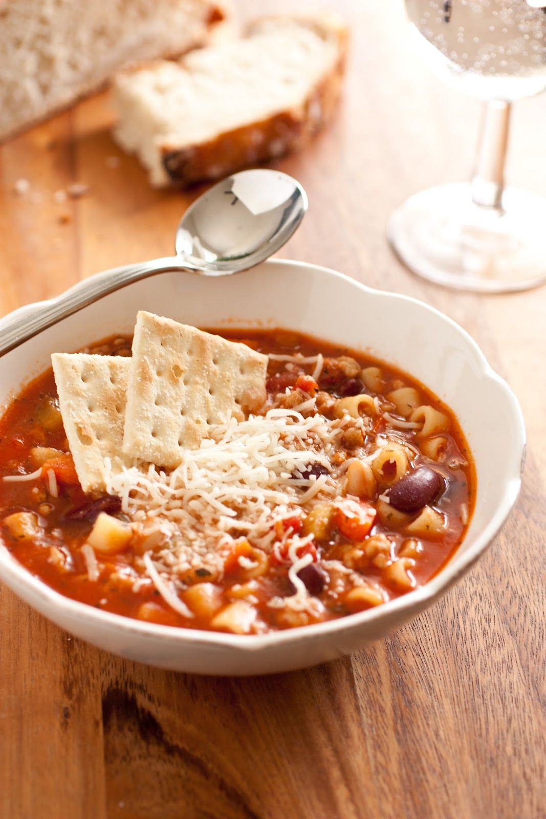 Cooking Classy: Olive Garden Pasta e Fagioli Soup Copycat Recipe #recipes #soup