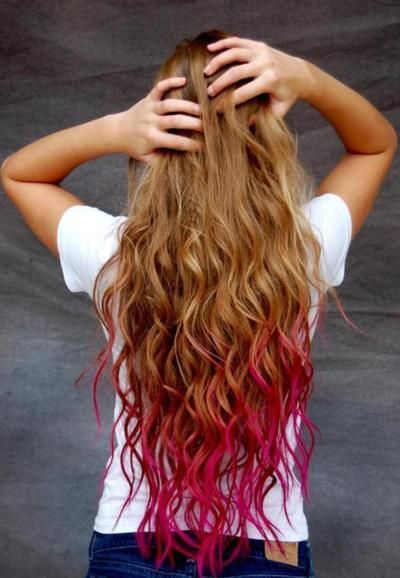 Dip dyed hair♥