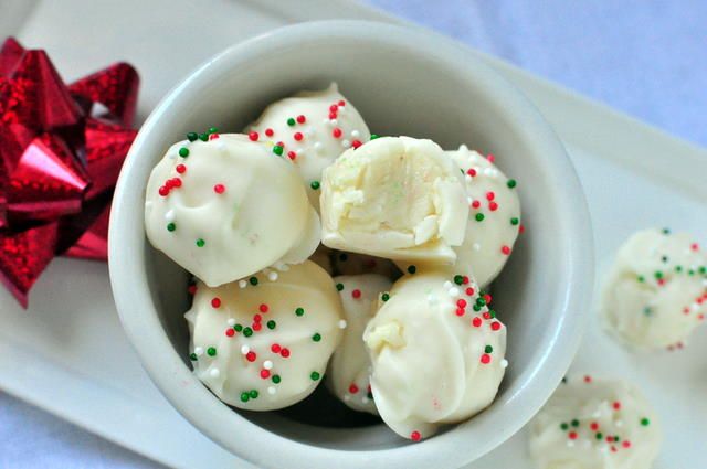 Eggnog Truffles… Definitely making these next Christmas!!