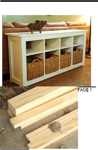 Excellent Step-By-Step Instructions w Pics on How To Build This Sofa Table