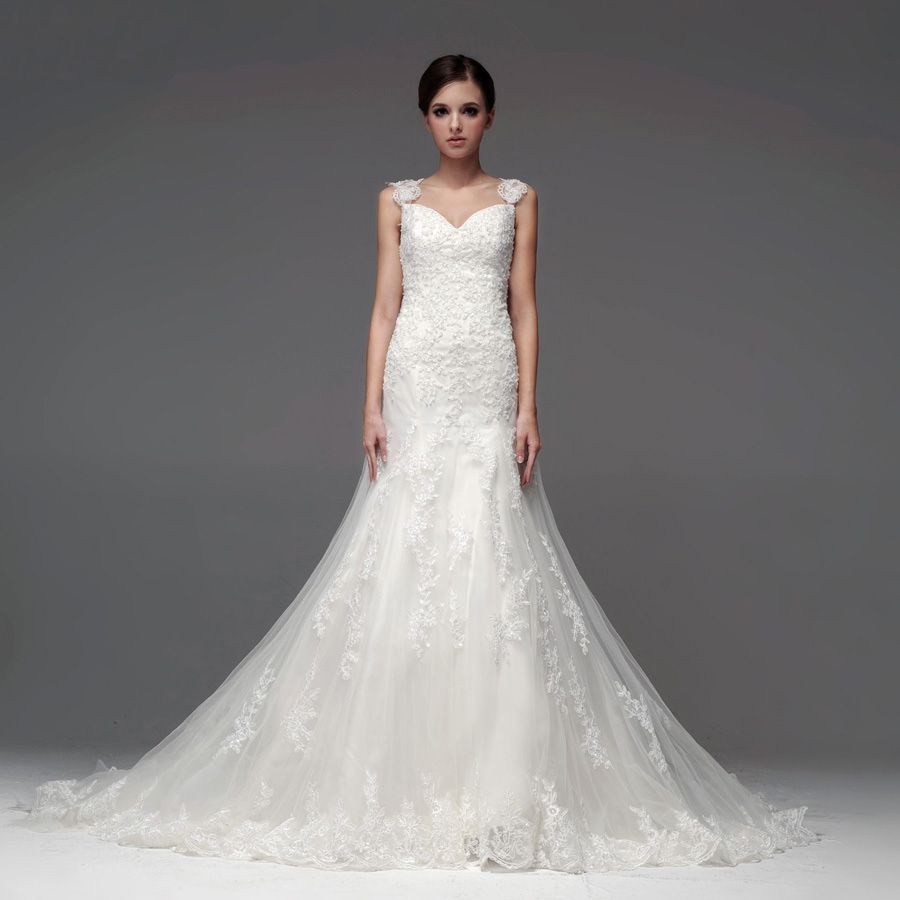 Floor length natural waist ball gown organza wedding dress,wedding dresses