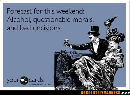 Forecast for this weekend…