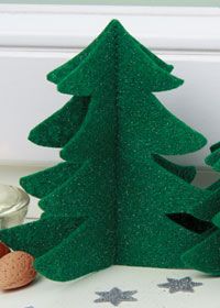 Free Sewing Pattern: Felt Christmas Trees