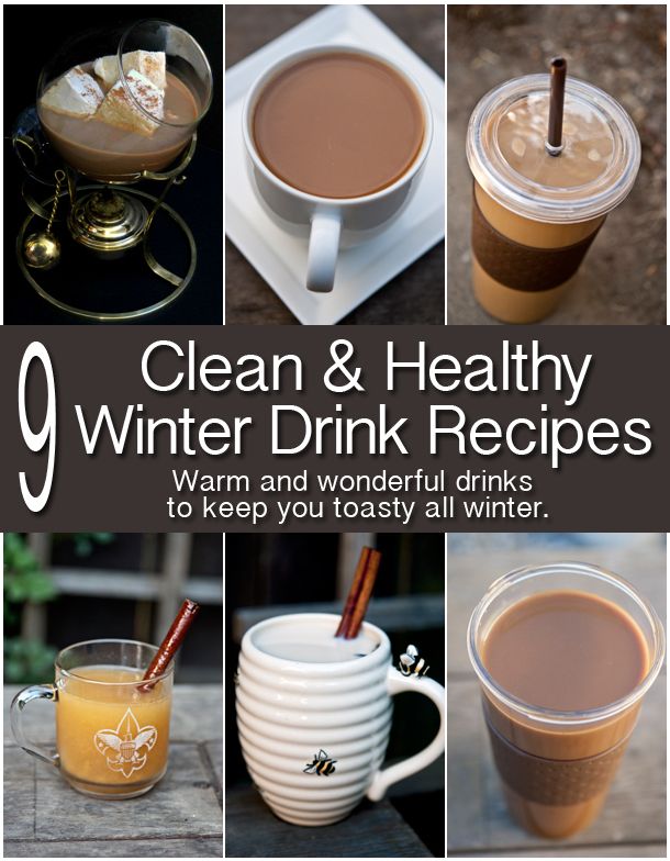 From lattes to hot chocolate, these healthy drink recipes will keep you warm all