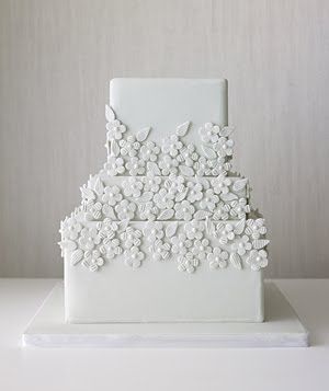 Grey wedding cake