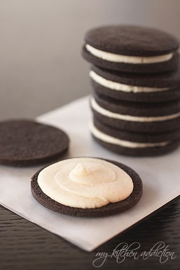 Homemade Oreos.  Just like "real" Oreos, but without all the chemical