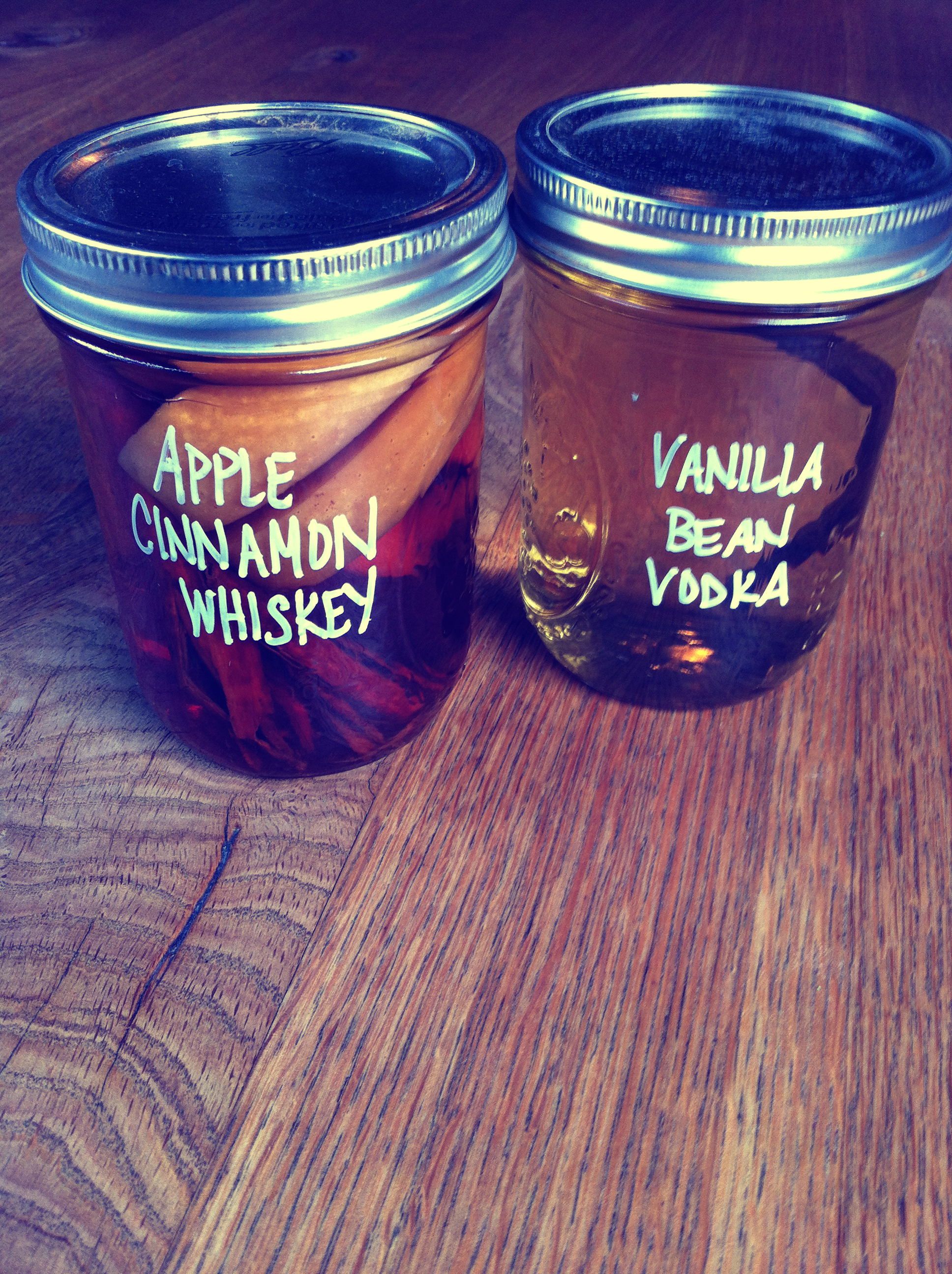 Homemade infused Booze