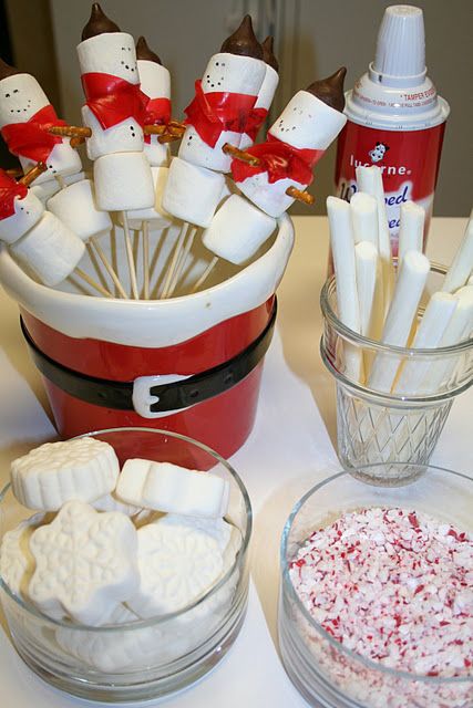 Hot Chocolate  Bar for Christmas Morning...so cute!