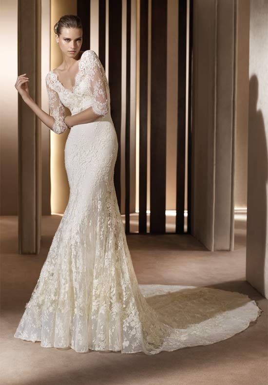 Lace Chapel wedding Dress Style Auriga