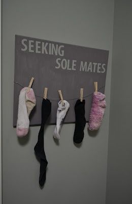 Laundry room must. This is great. Makes me laugh because i have about 3 socks wi