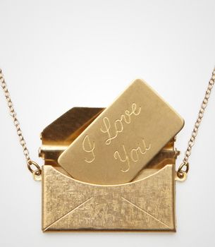 Love Letter Locket Necklace. I WANT!