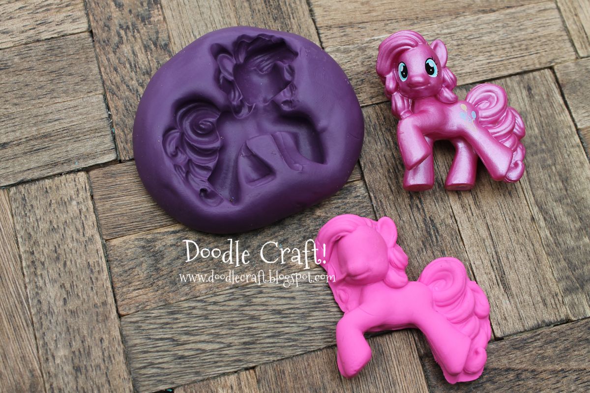 Make your own Silicone Molds!  My little pony mold for candy, chocolate, fondant