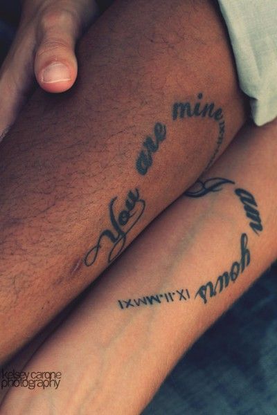 Matching tattoos, just a thought.