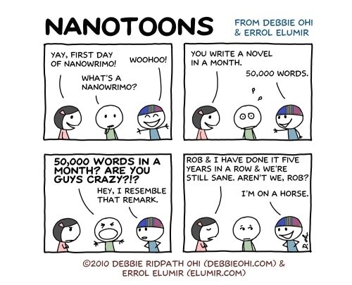 NaNoWriMo comic.