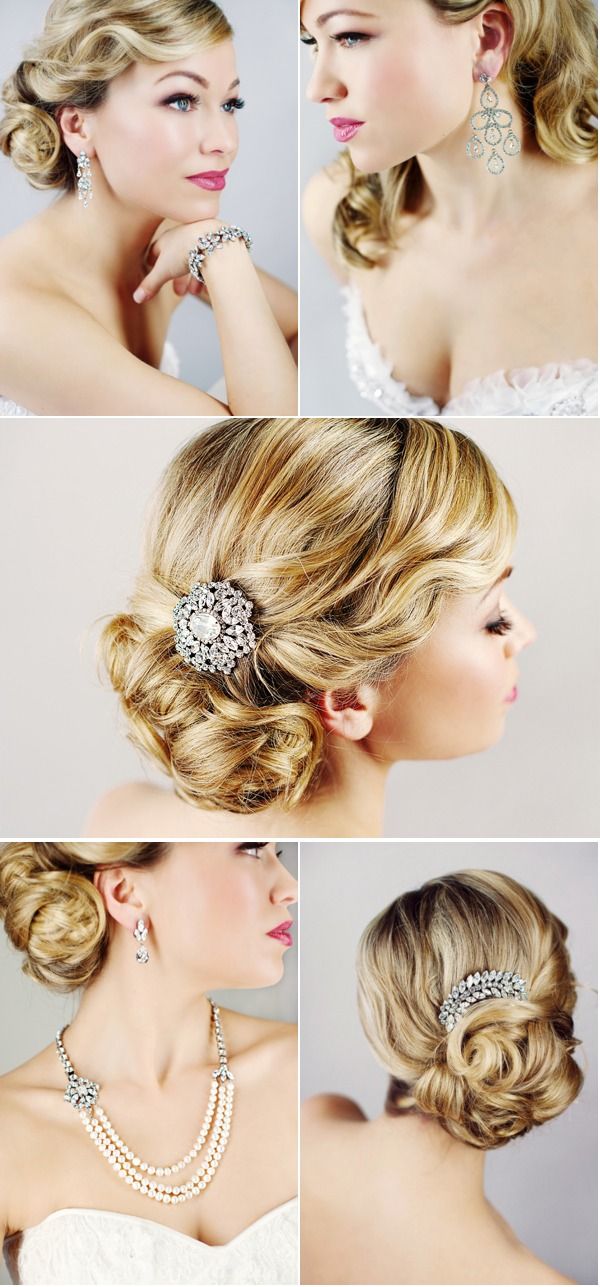 Old Hollywood Glam hair