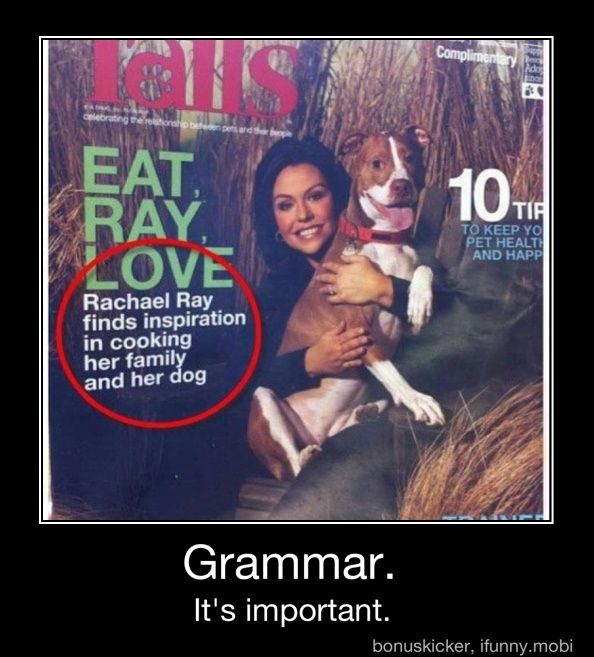 Once again, commas are important.