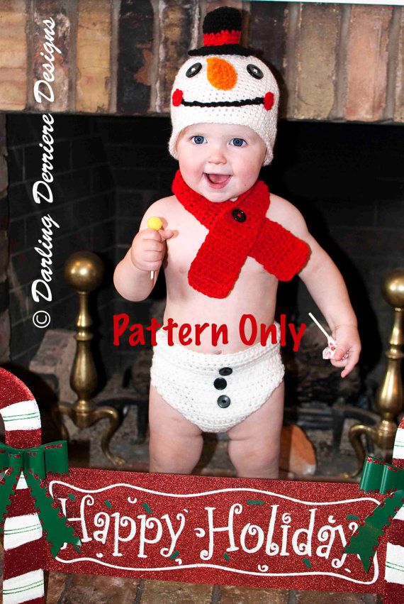 Once the was a Snowman Pattern!!! So fun for Christmas pictures for cards!