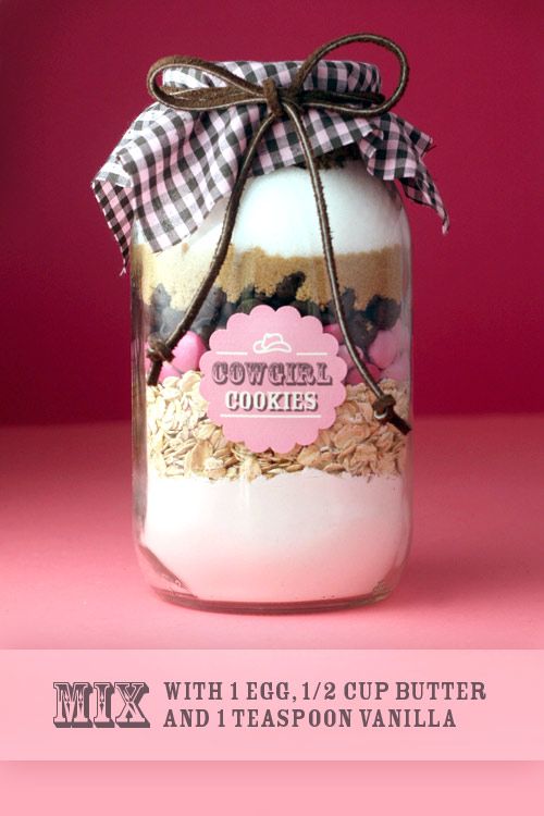 Our friend Francie gave us a jar like this for Christmas & the cookies were deli