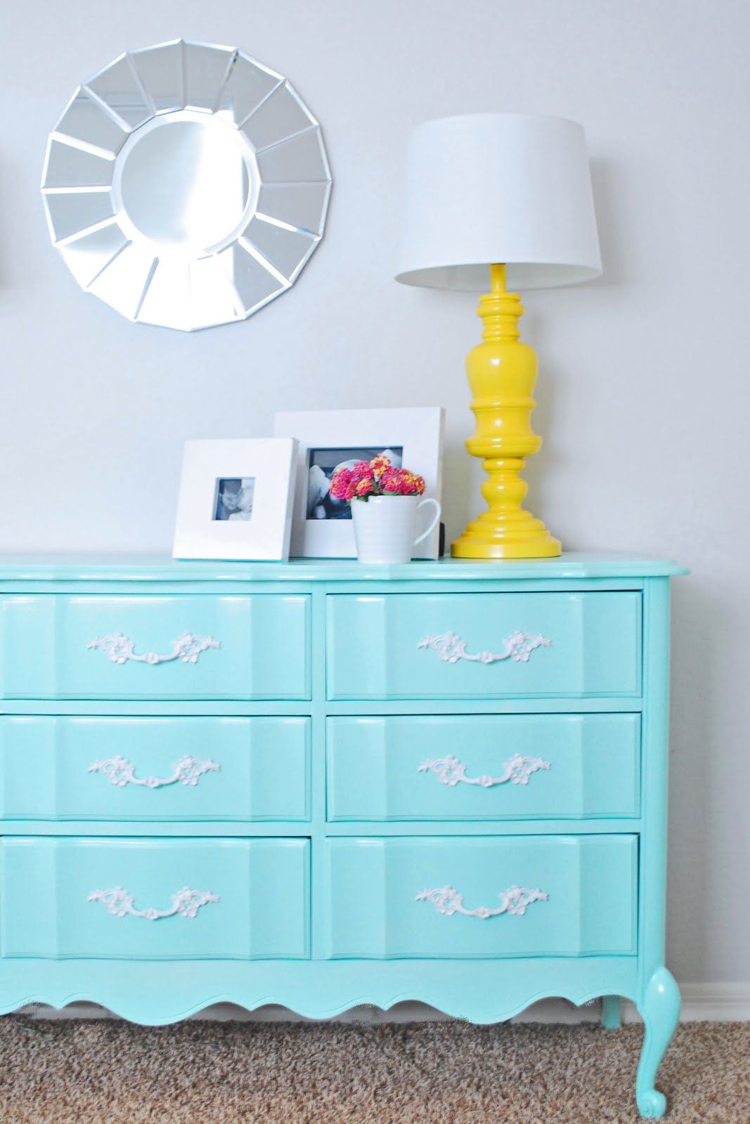Refurbished dresser with how to