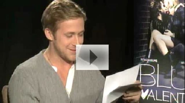 Ryan Gosling acts out "Hey, Girl" memes. Just his giggling is worth pi