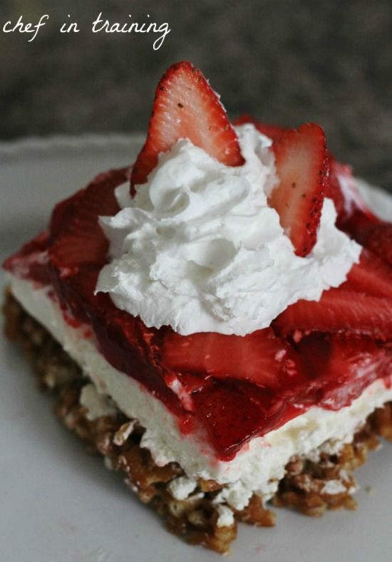 Strawberry Pretzel Jello Salad – I've been looking for this recipe for years