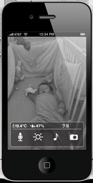 The Smart Baby Monitor allows you to monitor your baby everywhere with an unlimi