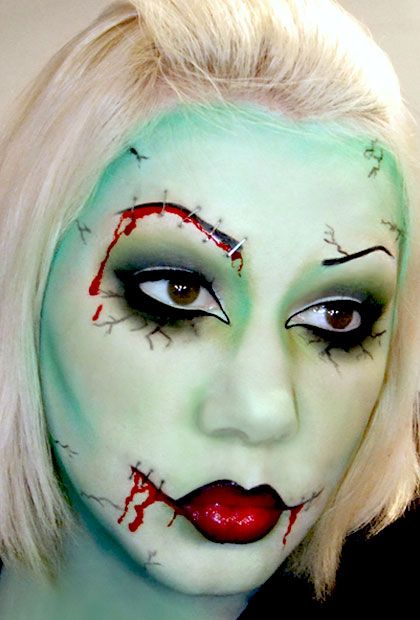 There is a delicate balance to pulling off a zombie look that is scary without b