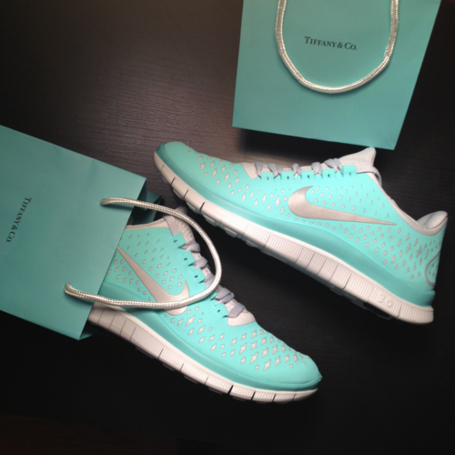 Tiffany blue nike sneakers LOVE