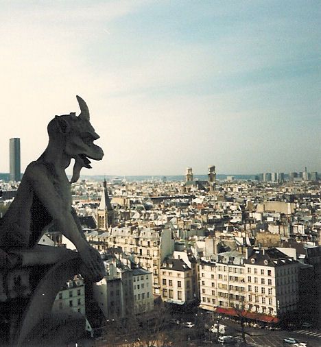 View of the city from Notre Dame Cathedral